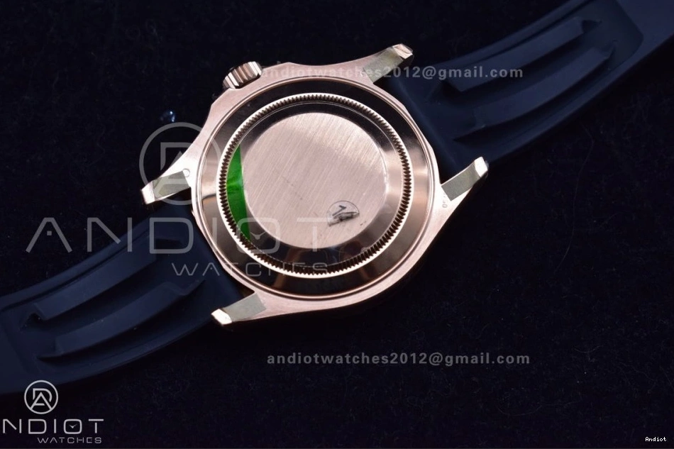 on Bezel Black Ceramic VS3235 Strap VSF Edition Oysterflex Yacht-Master 1:1 Best Rubber 126655 0520